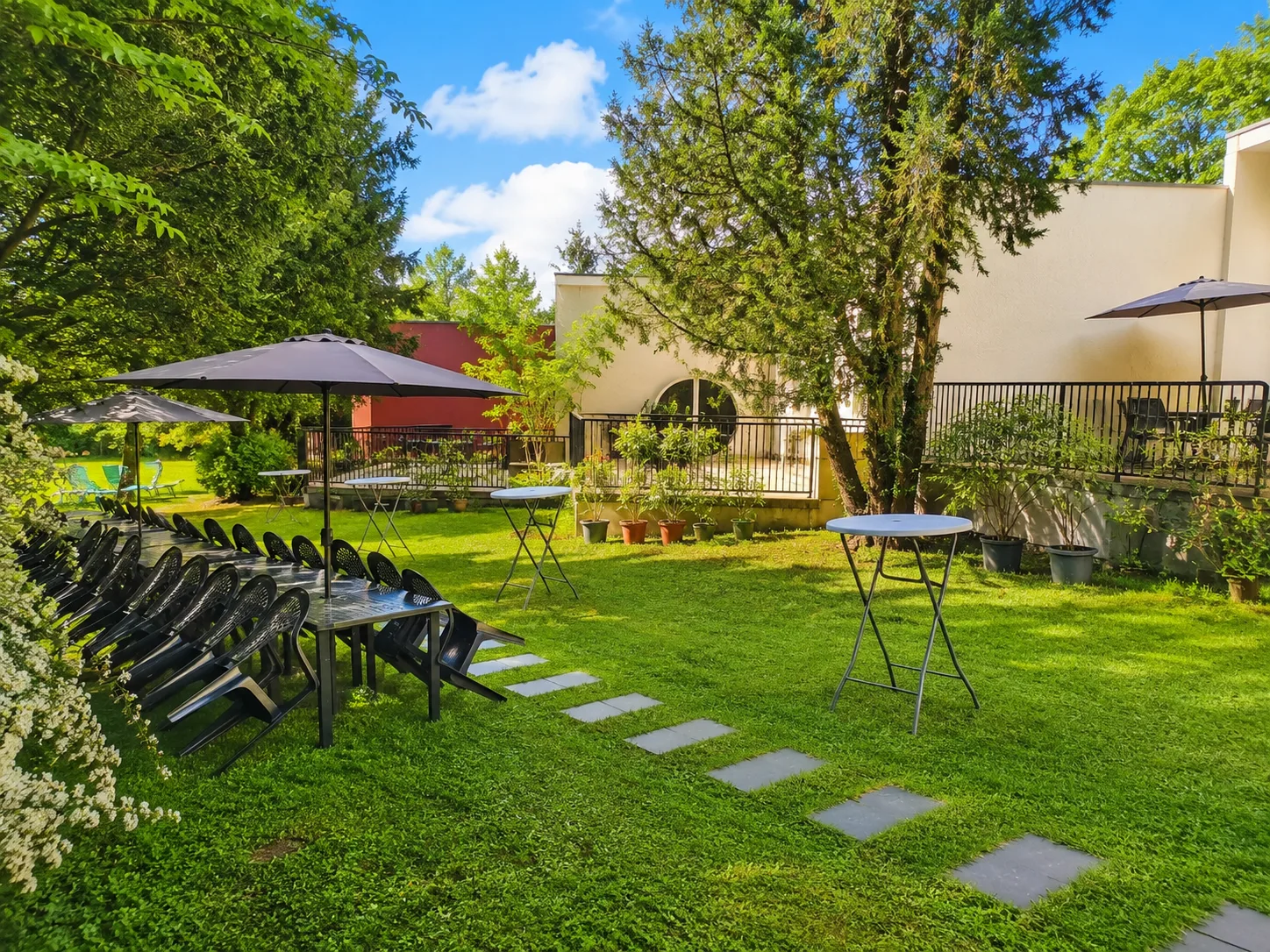 Parc du Gîte du Boistillet pour séminaires d'entreprise
